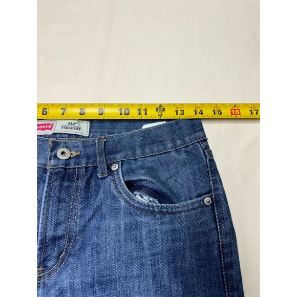 Levi's 514 Straight Fit Blue Denim Jeans Women's Size 16 Regular W28 L28 - Picture 11 of 15